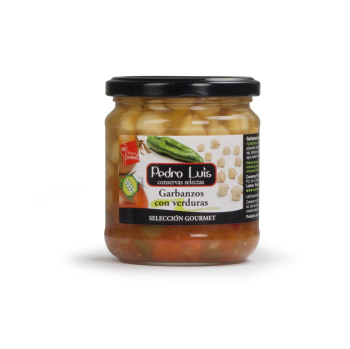 Garbanzos con verduras Pedro Luis sin gluten 250 g.