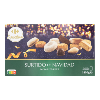 Surtido de Navidad Sensation Carrefour 1400 g.