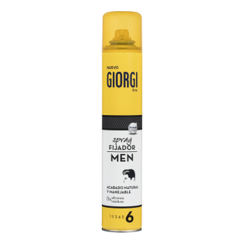 Spray fijador acabado natural fijación 6 Men Giorgi 300 ml.