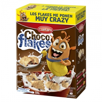 Galletas Choco Flakes Cuétara 550 g.