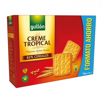 Galletas Creme Tropical Gullón 1 kg.