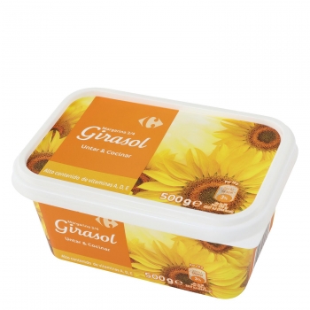 Margarina con girasol Carrefour 500 g.