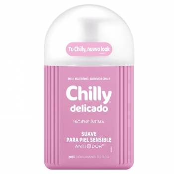 Gel íntimo fórmula suave delicado Chilly 250 ml.