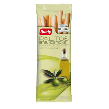 Palitos de pan con aceite de oliva Quely 50 g.