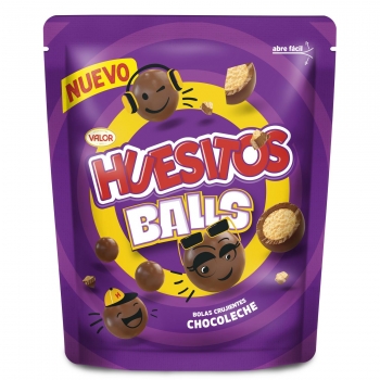 Bolas de chocolate crujiente Huesitos Balls 140 g.
