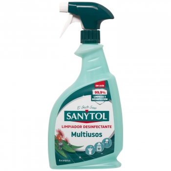Limpiador desinfectante multiusos eucaliptus Sanytol 750 ml.