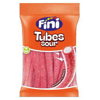 Regaliz de goma rojo ácido Fini 125 g.
