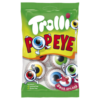 Caramelos de goma Pop Eye Trolli sin gluten 75 g.