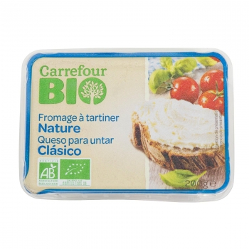 Crema de queso ecológico Carrefour Bio 200 g.