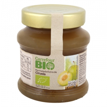 Mermelada de ciruela ecológica Carrefour Bio 350 g.