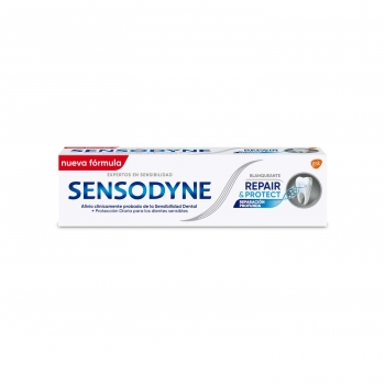 Dentífrico para dientes sensibles Repair & Protect Blanqueante Sensodyne 75 ml.