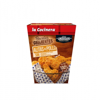 Alitas de pollo estilo americano Recetas Crujientes La Cocinera 500 g.