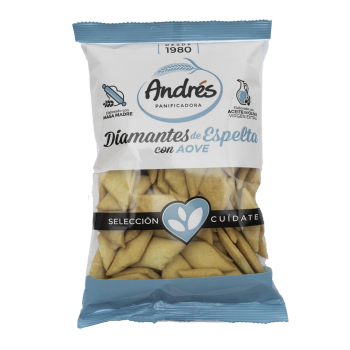 Regañás con espelta y aceite de oliva Andrés 130 g.
