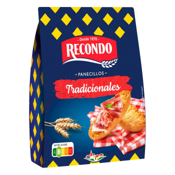 Panecillos tostados redondos Recondo 225 g.
