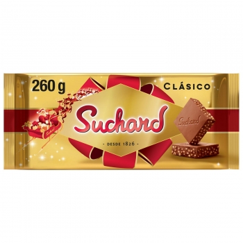 Turrón de chocolate crujiente Suchard 260 g.