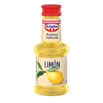 Aroma natural líquido de limón de Sicilia Dr. Oetker 35 ml.