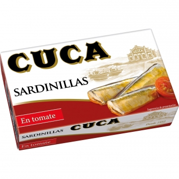 Sardinillas en salsa de tomate Cuca 90 g.