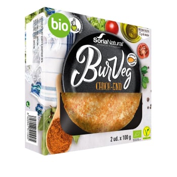 Burveg Chick-End ecológico Soria Natural pack de 2 unidades de 100 g. 2 x 100 g