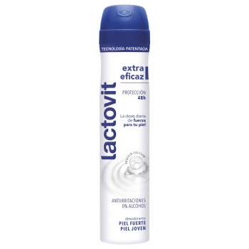 Desodorante en spray con proteínas de leche Lactovit 200 ml.