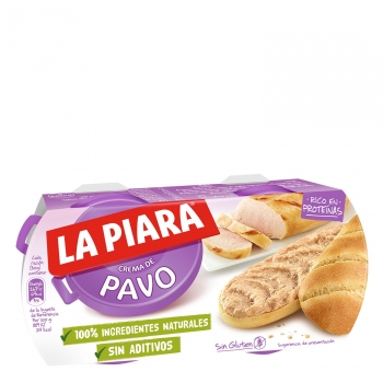 Paté de pavo La Piara 125 g.