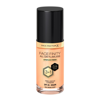 Base maquillaje líquida Facefinity All Day Flawless 3 In 1 SPF20 nº W44 Warm Ivory Max Factor 1 ud.