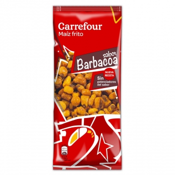 Maíz frito sabor barbacoa Carrefour 140 g.