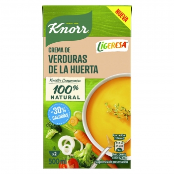 Crema de verduras de la huerta Knorr 500 ml.