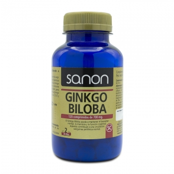 Ginkgo biloba en comprimidos Sanon 120 ud.