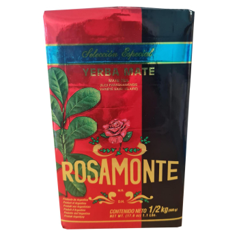 Yerba mate Rosamonte sin gluten 500 g.