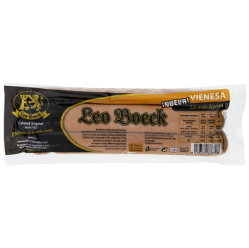 Salchichas Leo Boeck sin gluten y sin lactosa 320 g.