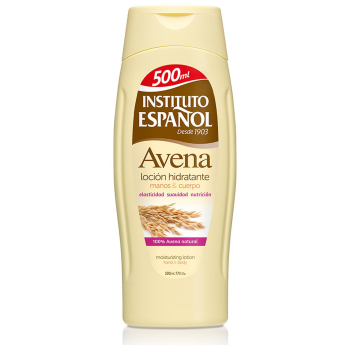 Crema corporal hidratante avena Instituto Español 500 ml.