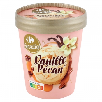 Helado vanille pécan Carrefour Sensation 500 ml.