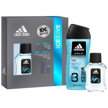 Estuche Adidas Ice Dive: colonia 50 ml y gel 250 ml 