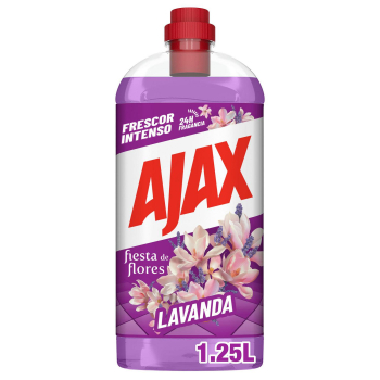 Friegasuelos fiesta de flores lavanda Ajax 1,25 l.