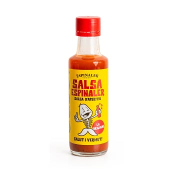 Salsa de aperitivo Espinaler sin gluten botella 92 ml.