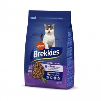 Pienso para gato esterilizado Brekkies  3 kg.