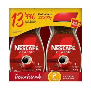 Café soluble descafeinado 2 x 200 g