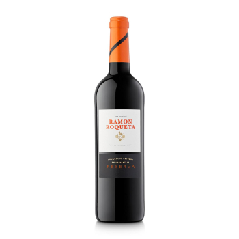 Vino tinto reserva Ramón Roqueta D.O. Catalunña 75 cl.