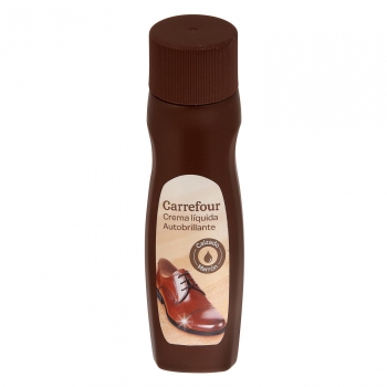 Crema liquida autobrillante marrón Carrefour 50 ml.
