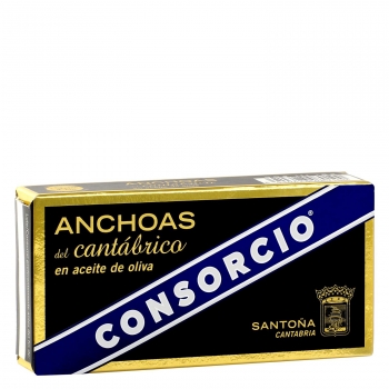 Anchoas del Cantábrico en aceite de oliva Consorcio 29 g.