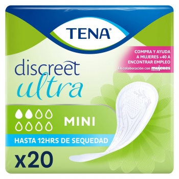 Compresas de incontinencia discreet mini Tena 20 ud.