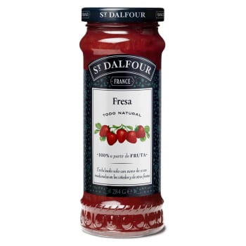 Mermelada de fresa St. Dalfour Todo Natural 284 g.