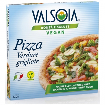 Pizza de verduras a la parrilla Valsoia 330 g.