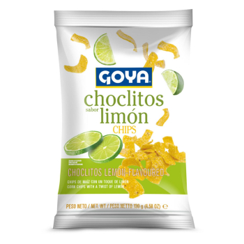 Chips de maíz con un toque de limón Choclitos Goya 150 g.