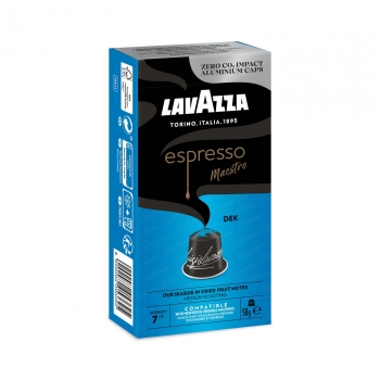 Café descafeinado espresso en cápsulas Lavazza 10 ud.