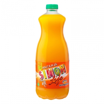 Zumo de naranja Simon Life botella 1,5 l.