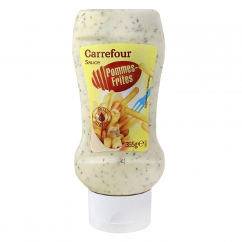 Salsa para patatas fritas Carrefour envase 355 g.