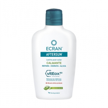 After sun leche hidratante reparadora aloe vera Ecran 200 ml.