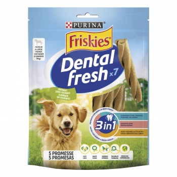 Hueso dental para perro mediano y grande Purina Friskies fresh 180 g