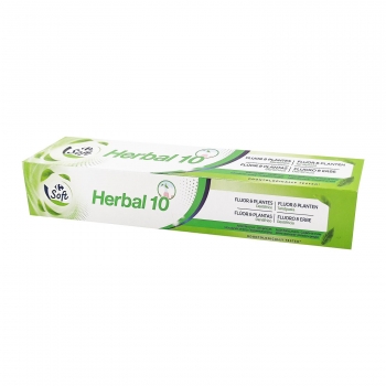 Dentífrico Herbal 10 Carrefour Soft 75 ml.